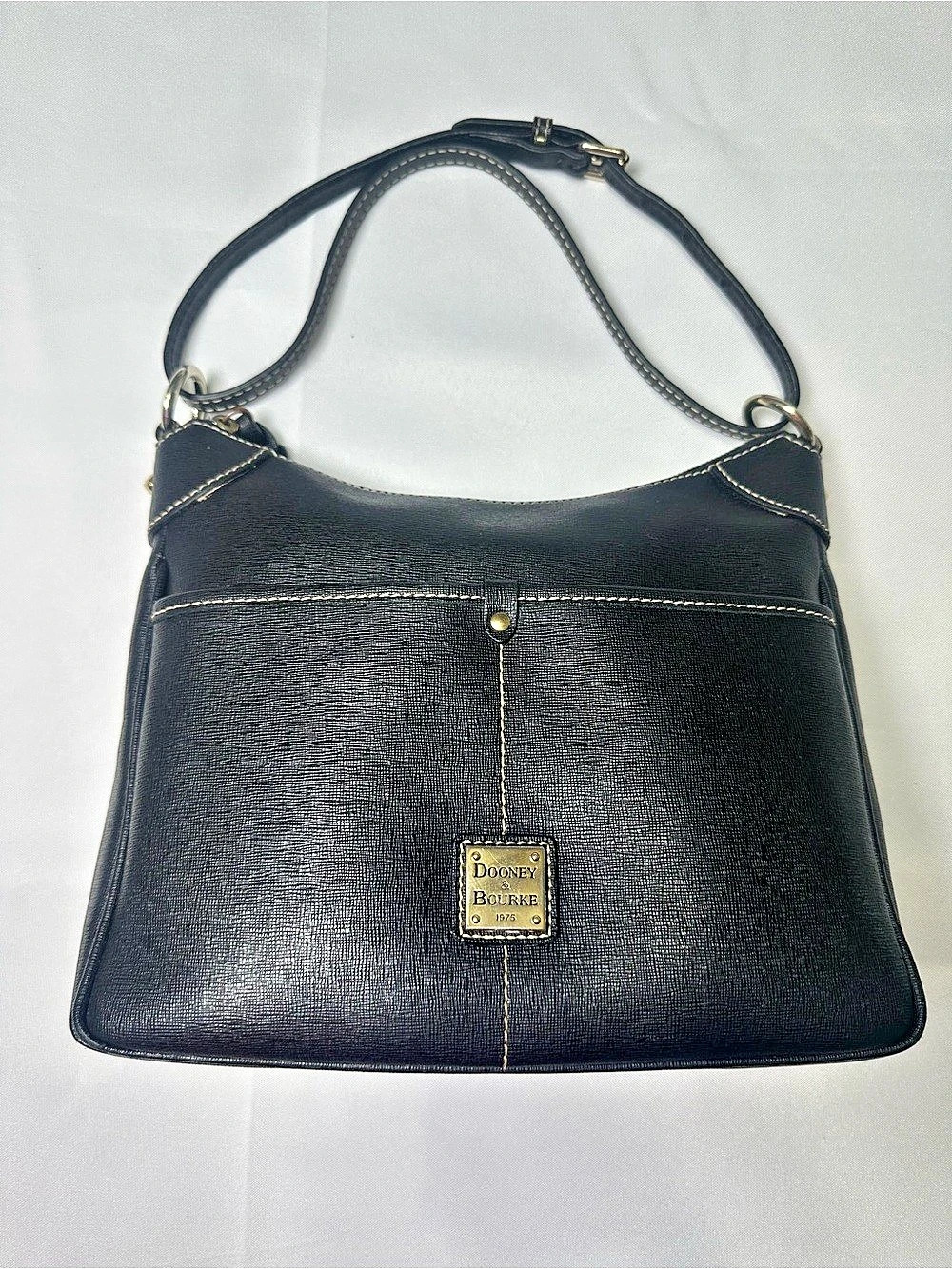 Dooney & Bourke Saffiano Leather Small Kimberly Black Shoulder Bag